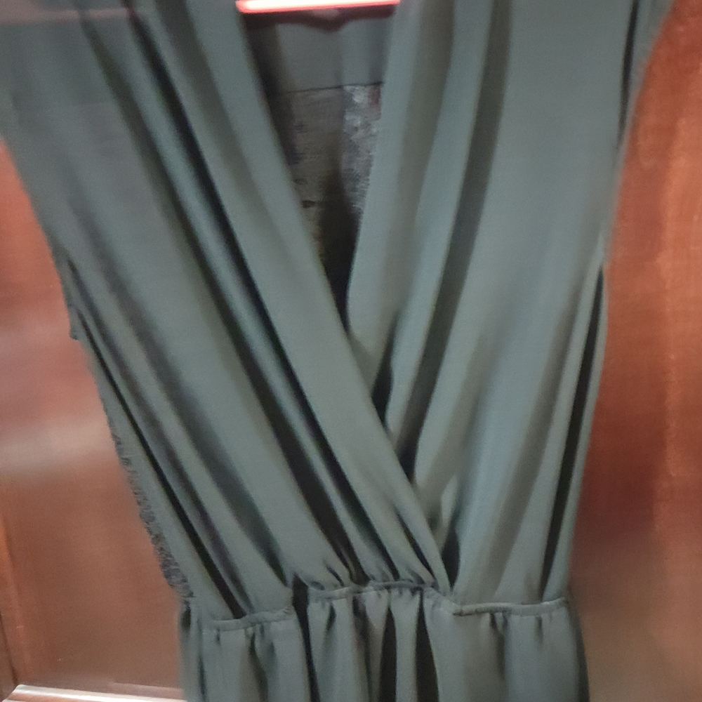 Naked Zebra Ruched Wrap Romper